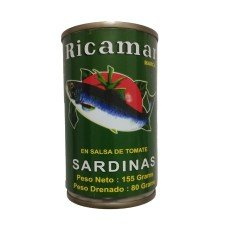 Sardinas Ricamar en Salsa de Tomate (155g)